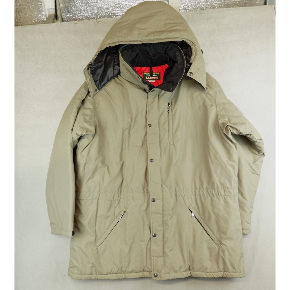 VTG LL Bean Jacket Mens XXL Penobscot Parka Hooded Insulated Made USA 90s EUC